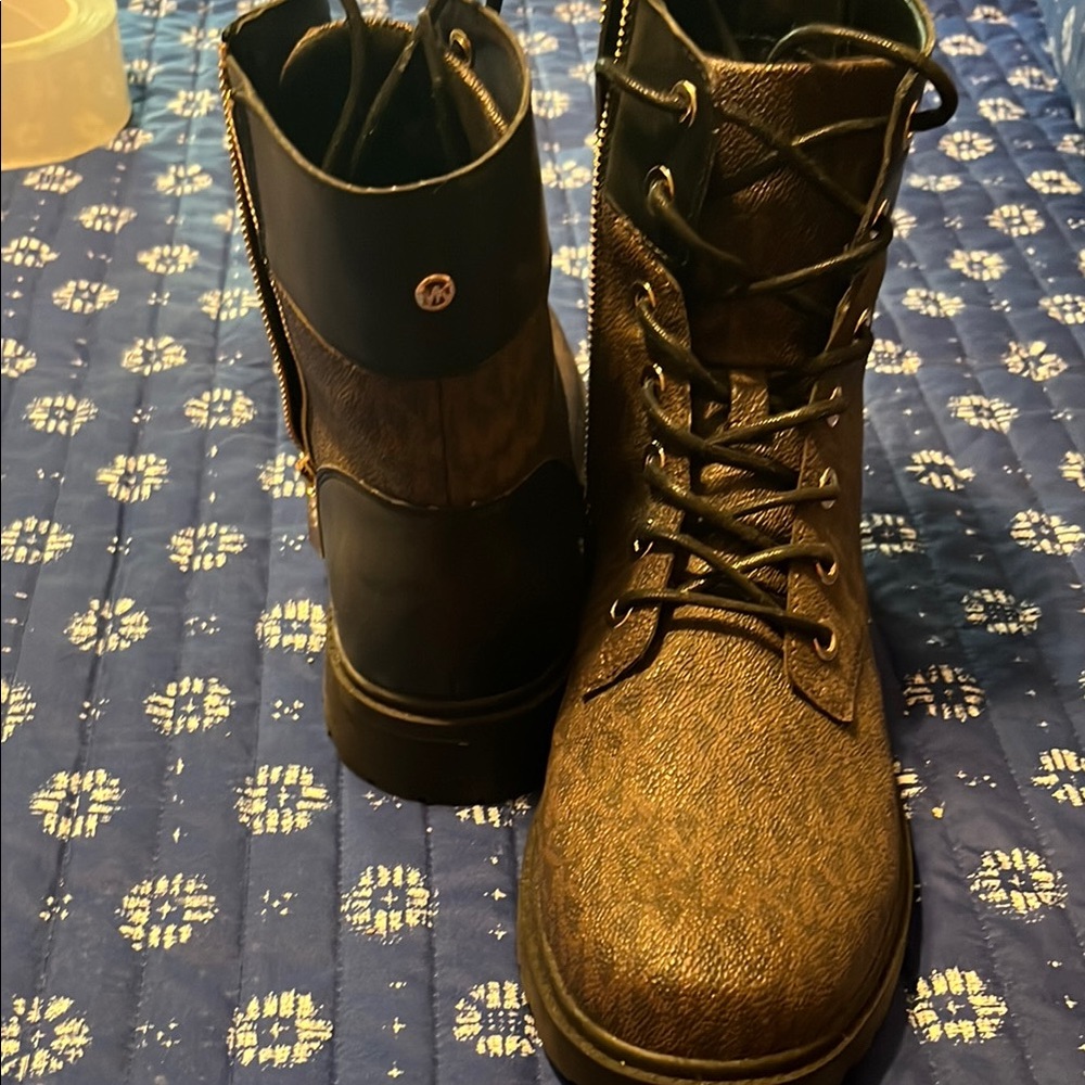 Michael Kors Aniya Lug Combat Boots